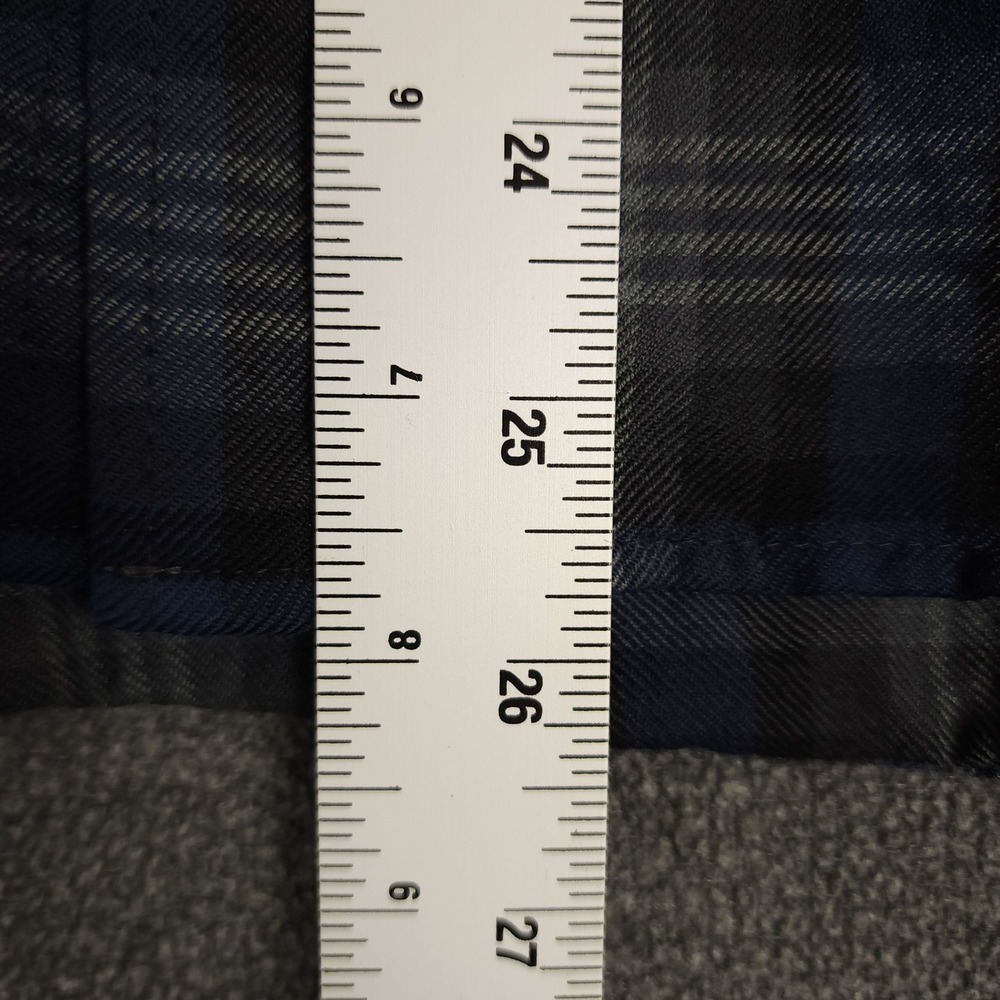 Pendleton Sir Pendleton Plaid‎ Button Down Shirt Men's Large Wool Blue Gray - Picture 5 of 10